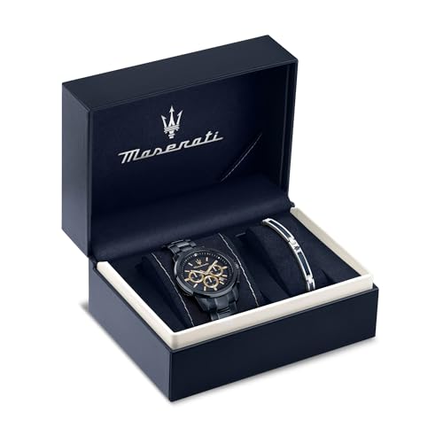 Maserati Lifestyle Chronograph Date Small Seconds Analog Dial Color Blue Watches for Men - R8873621042 - Image 7
