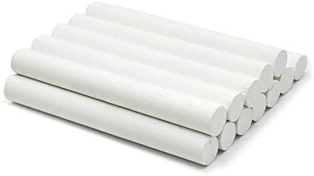 White Chalk (12 ct box) and Colored Chalk (12 ct box) Bundle Non-Toxic + Premium Chalkboard Eraser