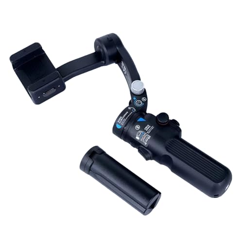 3 Axisas Gimbals Teléfono con Estabilizadores Gimbals Luz Relleno Ajustable para Estabilizadores Teléfonos para Teléfonos Inteligentes para Grabación Video