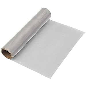 BETOY gaas, 304 roestvrij staal geweven draad 120 gaas – 30 x 100 cm filterscherm, filterdoek, fijn gaas, geweven draad…