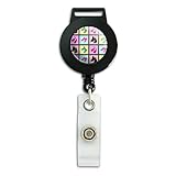 Cute Shoes Pattern Heels Boots Wedges Maryjanes Set Lanyard Retractable Reel Badge ID Card Holder
