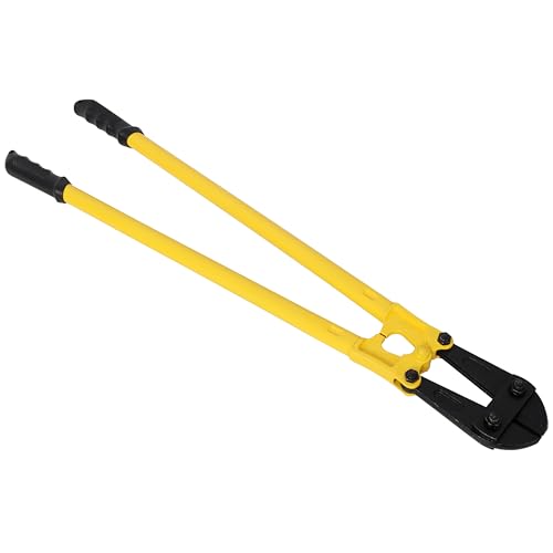 36-Inch Heavy-Duty Bolt Cutter with Drop Forged Jaws, Tubular Steel Handle & Anti-Slip Rubber Grip for Chain, Wire, Bolts & Padlocks (36 inch)