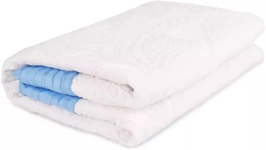 Personalized Passion Baby Blankets for Girls and Boys - Monogrammed Blanket with Embroidered Name - Super Soft and Cozy Cotton Baby Quilt with Scalloped Edges - 36x46 Inches - White-Blue