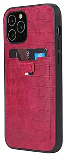 Coque iPhone 13 crocodile rouge anti-chute protège objectif - 2