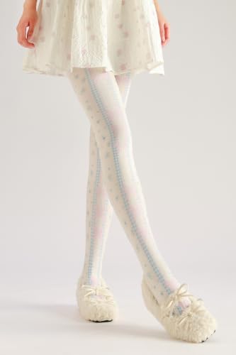 Image of Sahabowi Women's Sheer Tights, Digital Print Designs Stockings