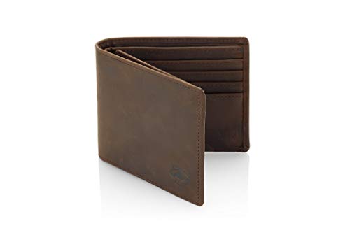Stealth Mode Men's Trifold Rfid Wallet - 11 Card Slots, Id Holder (Brown) #TOP7