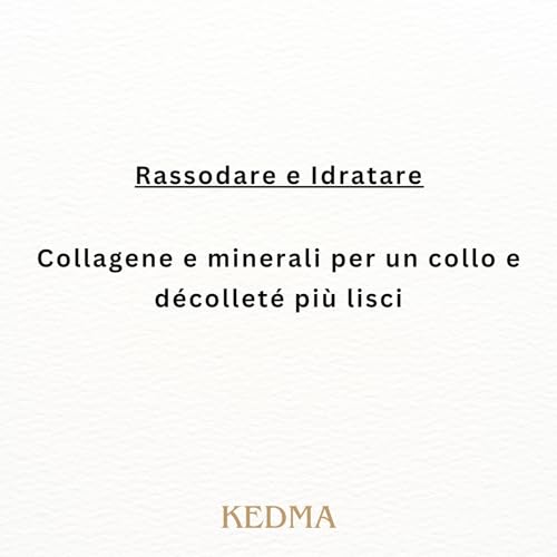 Kedma - Crema Collagene Per Collo E DéColleté Ai Minerali Del Mar Morto - Rassodante E Idratante - 50G - 2