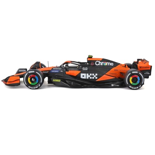 Bburago 1:24 2024 Race McLaren MCL38 with Figure, Norris #4 by Bburago - Image 7