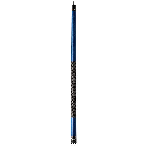 Viper Clutch 58" 2-Piece Billiard/Pool Cue, Cerulean Wave, 20 Ounce #TOP2