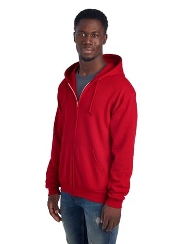Image of Jerzees Men's NuBlend Fleece Hoodies & Sweatshirts, Cotton Blend, Sizes S-3X