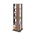 Produktbild Iris Ohyama, 360° drehbares Bücherregal, Drehregal, Drehmöbel, 5 Ebenen, Platzsparend, Stabil, Büro, Schlafzimmer, Wohnzimmer - Revolving Book Shelf RBS-5S -Braun