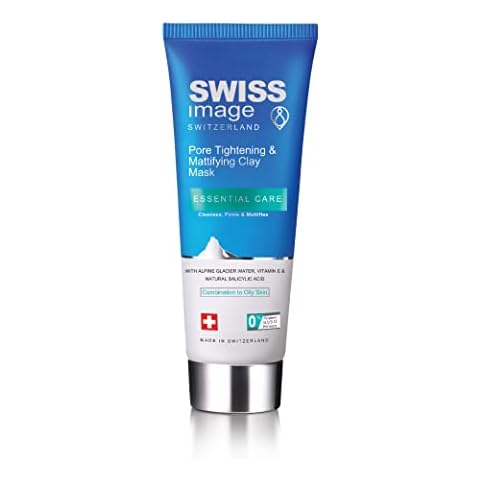 SWISSIMAGE Essential Care - Pore Tightening & Mattifying Clay Mask - Natural, Effective Ingredients - Parabens, SLE/SLES, and Phthalates-free - 75ml Cover