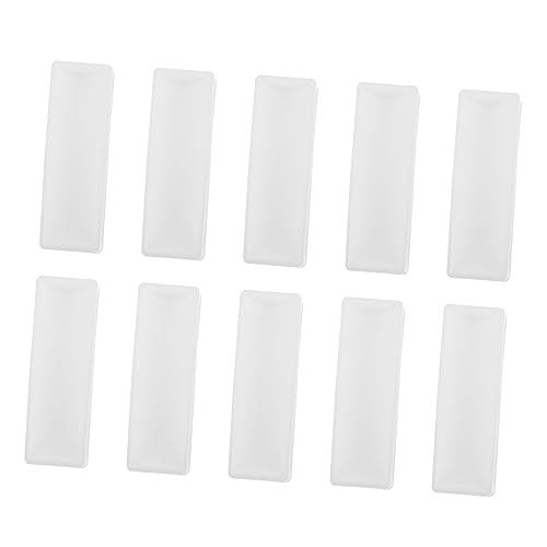 OUNONA 20pcs 50ml Laboratory Suction Tanks Accurate Sample Adding Slots Made of Pp