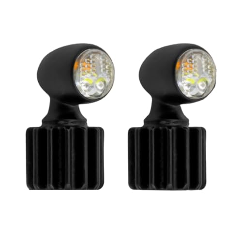 Clignotant pour moto LED résout le manque de visibilité 12V mini lampe Touring 2pc