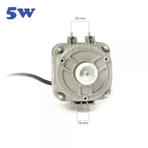 Bilake Motor 5W monofásico 220-240V 1300rpm | Motor cámara frigorífica | Motor ventilador nevera | Motor ventilador congelador
