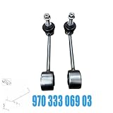 zestaw stabilizatora Zestaw łączników stabilizatora tylnego zawieszenia samochodu 97033306903 97033306905 pasujący do Porsche Panamera 970 2010-2016. Stabilizatory Poprzeczne(2pcs)