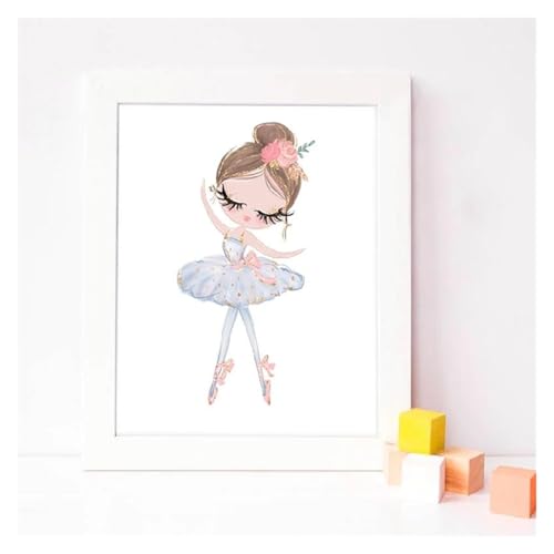 Décoration Enfants Toile Ballerine Résistante et sans Reflets - 7