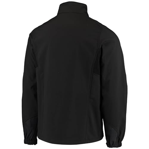 Image of dunbrooke Men's Navy Chicago Bears Softshell Fleece Full-Zip Jacket