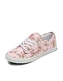 Vans Women's Atwood Shoe - Low-Top Fashion Sneakers for Work & Everyday Wear. Sweet Floral Coral Blush. 8