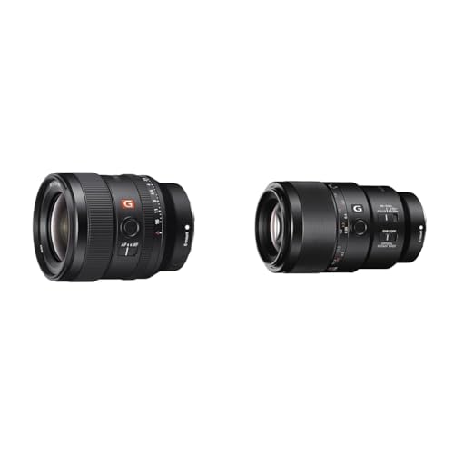 Sony FE 24mm f/1.4 GM | Vollformat, Weitwinkel, Premiumklasse (SEL24F14GM) & FE 90 f/2.8 G | Vollformat, Medium-Tele-/Makro-Objektiv (SEL90M28G)