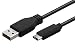 Produktbild GIGAFOX® USB Kabel, Ladekabel, Datenkabel (USB auf USB Typ C), 1m, schwarz // für Nokia 6 (2018) / 8 (TA-1004), (TA-1012) / N1 Tablet //