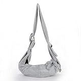 Werse Hund Schultertasche Leichte Diagonale Tasche - Einstellbares Grau - 47 * 24 * 20 cm