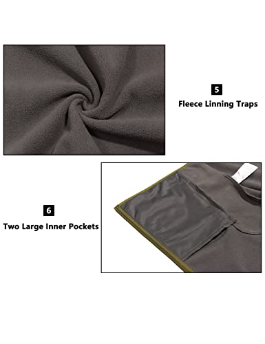 Mapamyumco Men's Polar Fleece Lined Full Zip Softshell Jacket Thermal Winter Coat, Lightweight And Water Repellent Olive Branch 2Xl #TOP5