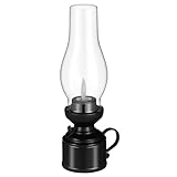BESPORTBLE Lámpara de Queroseno Retro LED sin Llama, Linterna Decorativa Vintage Adecuado para Cenas y Ambiente