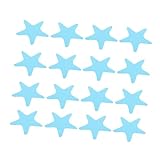 MUELODSIC 40 Piezas Pegatinas Antideslizantes para Bañera Adhesivas con Diseño de Estrellas Azules Seguridad para Ducha y Piscinas Fáciles de Usar y Resistentes al Agua