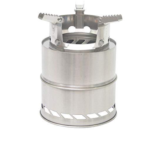 Camping Stufa a Legna Spaccatura a Gas Portatile