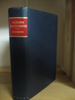 Hardcover Modern Quotations For Ready Reference Book