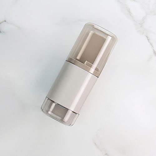 Suporte Porta Escova e Creme Dental Banheiro Ou Martiplast Cor:Bege