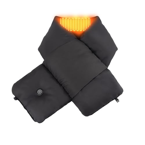 Portable Neck Heating Pad Cordless Rechargeable Heated Scarf Winter Warm Heated Neck Wrap with 3 Heating Levels2