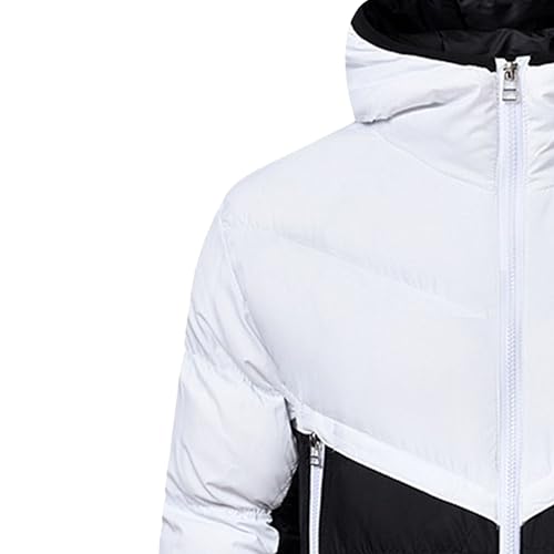Chaqueta acolchada para hombre impermeable con capucha para invierno 6