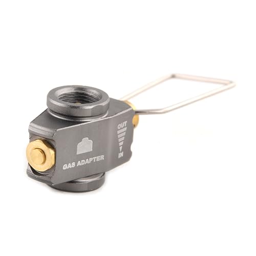 Hamans Gas Refill Adapter, Adaptateur de Recharge de Cartouche de Gaz Butane, Adaptateur Gaz, Recharges de Combustible pour Réchaud – vue 2