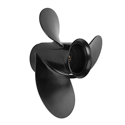 Qiclear 9 x 9 48-828156A12 Boat Propeller for Mercury 9.9-15HP | Upgrade Aluminum Outboard Boat Propeller for Mercury Motos6/8/9.9/10/15HP,8 Spline Tooth,RH, 2-1/2" Gearcase