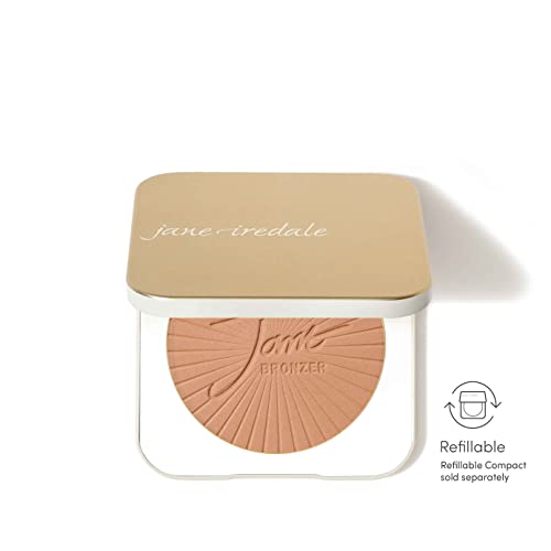 Jane Iredale Purebronze Matte Bronzer Refill Bronzing Powder With Buildable Coverage Lightweight & Breathable Feel Cruelty-Free 3 Natural Tones #TOP28
