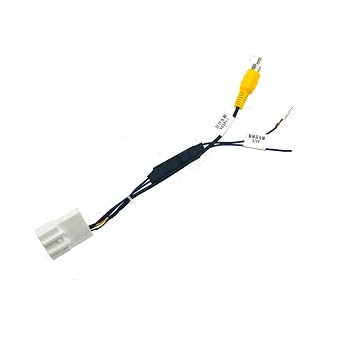 16PIN for Toyota Car Radio Stereo OEM Reverse Parking Rearview Back UP Camera Video Input RCA Adapter Converter Plug Male Adapter