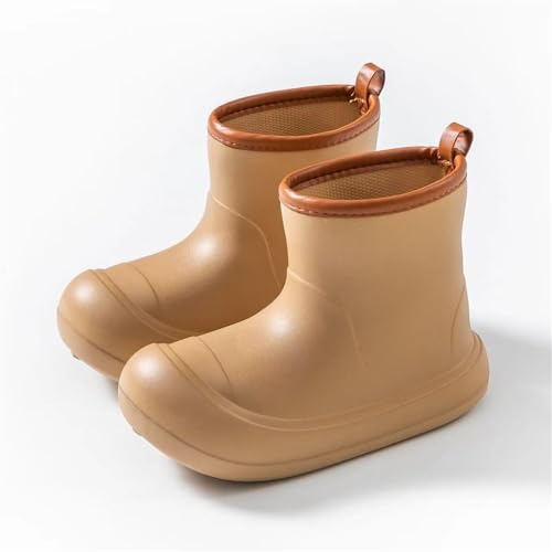 Toddler Baby Rain Boots Easy-on Soft Sole Anti Slip Lightweight Water-proof Garden Shoes Outer Snow Boots Toddler Girl4