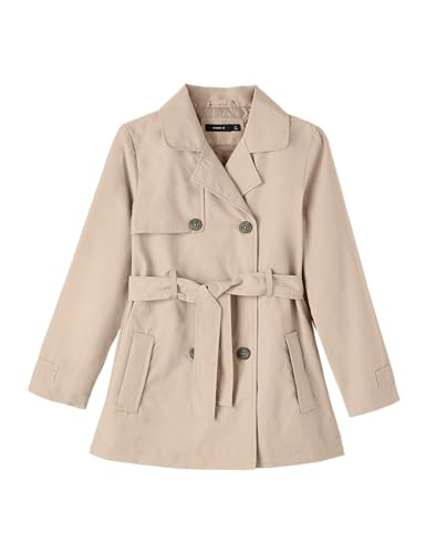 NAME IT Mädchen Jacke Trenchcoat nkfMADELIN (140)