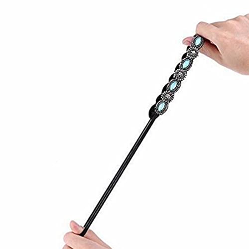 Jilukibo Fashion Handmade Crystal Rhinestone Beads Headband, Retro Style Elastic Hairband Jewelry Hair Accessories Headwraps For Women Girls Brides (Blue) #TOP2