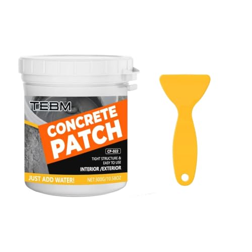 Concrete Repair Powder, Cold-Climate Freeze-Thaw Resistant Mortar, Fast-Set Pavement Patch for Ski Locker Entries, Snowmobile Pads, Ice-Spalled Sills