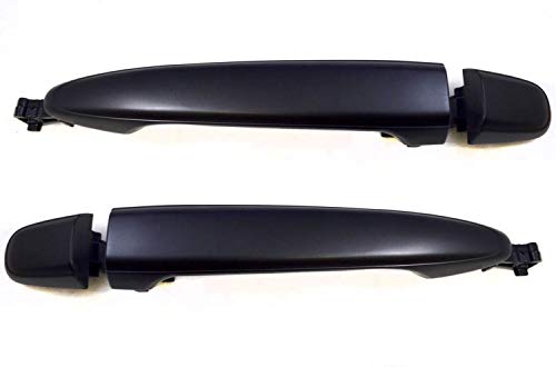 Pt Auto Warehouse To-3181P-Rp - Outer Exterior Outside Door Handle, Primed Black - Rear Left/Right Pair #TOP29