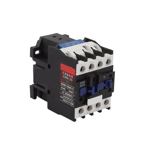 Contacteur triphasé CJX2-2510 LC1 25 A à fixation rail DIN durable