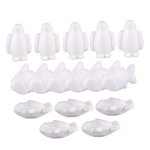 Gadpiparty 15pcs DIY Foam Modeling Moulds for Ornaments Styles for Arts Crafts Airplane Modeling and Unique Present Making