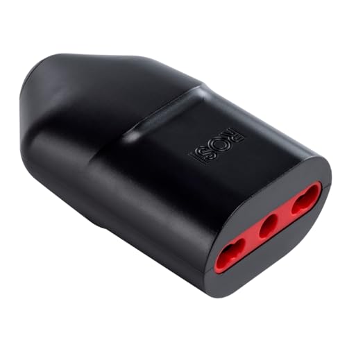 Presa bipasso bivalente 10A 16A 220V 230V, per spina piccola e grande, standard italiano, nero, professionale, in policarbonato di alta qualità, ideale per cavi di alimentazione e prolunghe