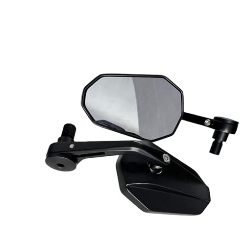 Espejos laterales negros para manillar de motocicleta Z650 accesorio de retrovisor