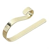 Gettimore 4 perchas de metal para calcetines de Navidad para colgar en chimeneas para exhibir medias de vacaciones (C)