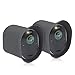 kwmobile 2X Skin Compatible with Arlo Ultra/Arlo Pro 3 / Pro 4 - Silicone Security Camera Case Outdoor CCTV Cover - Grey