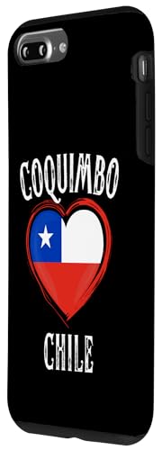 Chile Flag Heart Coquimbo City Coque pour iPhone 7 Plus/8 Plus – vue 2